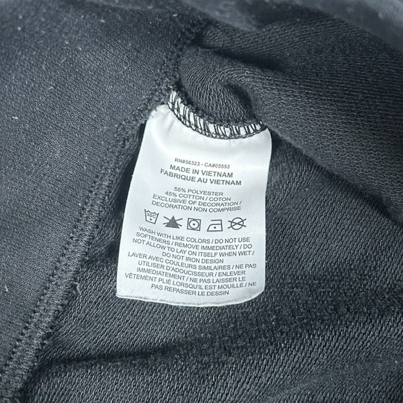 Nike Dri Fit Shorts Women's Size Small Black Fleece Athletic Loose Fit Running - Picture 2 of 13